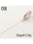 No.8 Stili Temel Gökkuşağı Kağıt Yapışkan Bant Günlüğü Kawaii Scrapbooking Dıy Craft Yapışkan Deco Japonya Maskeleme Washi Bant 10M x 8mm (Yurt Dışından) 2