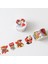 Nuannuanxiong Tarzı Lot Washi Maskeleme Bantları Hayvan Çilekli Kek Dekoratif Yapışkanlı Scrapbooking Kendi Başına Yap Kağıdı Japon Çıkartmaları 5 M (Yurt Dışından) 1