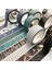 G Tarzı Bronz Geometri Pastal Washi Bant Ekose Maskeleme Bandı Mermi Dıy El Sanatları Sanat Scrapbooking Kartı Için Renkli Dekoratif (Yurt Dışından) 3