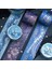E Stili Mengtai Galaxy Gece Şarkı Maskeleme Washi Bant Dekoratif Yaldız Kabarcık Yapışkan Bant Decora Diy Scrapbooking Sticker Etiket (Yurt Dışından) 4