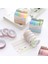 E Stili 5rollsbox Düz Renk Washi Bant Seti Dekoratif Maskeleme Bandı Sevimli Scrapbooking Yapışkan Bant Okul Kırtasiye Malzemeleri (Yurt Dışından) 4