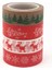 C Stili Ristmas Washi Bantlar Kar Tanesi Ren Geyiği Çizgili Kawaii Maskeleme Bantları Çıkartmalar Kırtasiye Scrapbooking Okul Malzemeleri (Yurt Dışından) 5
