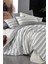 Salamanca Ekru Mood Comfort King Size (Battal Boy) Pamuk Çift Taraflı Yıkamalı Nevresim Takımı 3