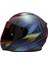 Rapıd 2 Race Optık Mat Mavi-Mor Kask Siyah Cam 1