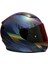 Rapıd 2 Race Optık Mat Mavi-Mor Kask Siyah Cam 4