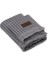 Seren 2'li Havlu Seti Organik Pamıuk Waffle Pike Antrasit 30*50-50X90 2