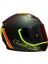 Rapıd 2 Race Extra Mat Neon Sarı-Navy Mavi Kask Siyah Cam 4