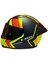 Rapıd 2 Race Extra Mat Neon Sarı-Navy Mavi Kask++Spoiler-Set Siyah Cam 1