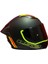 Rapıd 2 Race Extra Mat Neon Sarı-Navy Mavi Kask++Spoiler-Set Siyah Cam 4