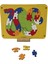 Okul Öncesi Eğitici Puzzle Oyuncak Seti/yılan Figürü Yeşil 2