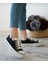 Kalın Taban Kısa Keten Sneaker 1