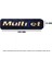 Fiat Multijet (Mavi) Arma Bagaj Yazısı Yapıştırma 12CMX1.5CM 2148 3