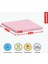Fermuarlı Sandalye Minderi Su Itici Kumaş 40X40 cm Sünger Sandalye Minderi Bağcıklı Pembe 4