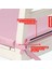 Fermuarlı Sandalye Minderi Su Itici Kumaş 40X40 cm Sünger Sandalye Minderi Bağcıklı Pembe 3
