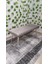 Krom Metal Ayaklı Metal Kasalı Bench Mutfak Salon Antre Yatak Odası Balkon Puf Bank 4