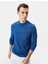 Triko Kazak Slim Fit Dokulu Bisiklet Yaka Uzun Kollu 1
