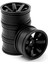 4 Adet 1/10 On-Road Drift Araba 52X26MM Tekerlek Göbeği 1.9 Inç Tırmanma Araba Jantı TT02, Siyah (Yurt Dışından) 1