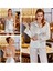 S300 Saten Dantelli 6 Lı Set --Ekru - - Xl 1