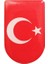 Türk Bayrak Şarjör Altı Sticker ( 4 Adet ) 1