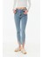 Taşlı Yüksek Bel Straight Fit Kız Çocuk Jean 2