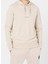 Kapüşon Yaka Krem Erkek Sweatshirt 8NZM94 1934 Sılver Lınıng 1