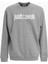 Bisiklet Yaka Gri Melanj Erkek Sweatshirt 75OAIT00 1