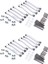 2x Metal Şasi Çekme Çubukları Sürükle Bağlantı Süspansiyonu Mn D90 D91 D96 D99 D99S MN90 MN99S 1/12 Rc Araba Yükseltme Parçaları Gümüş (Yurt Dışından) 1