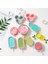 Çilek Pembe Tarzı Kapaklı Silikon Dondurma Kalıbı Sevimli Popsicle Varil Diy Kalıp Tatlı Dondurma Popsicle Stick ile Çocuk Hediye (Yurt Dışından) 2