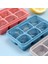 Mavi Stil Izgaralar Sızdırmaz Kapaklı Yumuşak Alt Buz Küpü Kalıbı Ice Cube Maker Şarap Barı Drinki Için Meyve Popsicle Dondurma Kalıbı (Yurt Dışından) 2