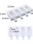 YH006604 Stili Dıy Ev Yapımı Popsicle Formu Silikon Dondurma Kalıp Dondurucu Suyu 4 Hücre Delik Buz Lolly Pop Küp Tepsi Varil Maker Kalıp Çubukları (Yurt Dışından) 1