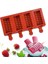 YH006603 Stili Dıy Ev Yapımı Popsicle Formu Silikon Dondurma Kalıp Dondurucu Suyu 4 Hücre Delik Buz Lolly Pop Küp Tepsi Varil Maker Kalıp Çubukları (Yurt Dışından) 3