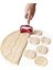 Kırmızı Beyaz Stil Hamur Kalıp Hamur Presi Yuvarlak Şekil Çerez Kesici Rulo Pişirme Pişirme Aracı Pasta Bıçağı Hamur Kesici Hamur Kalıp Bakeware (Yurt Dışından) 5