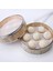 No.8 Stili Silikon Vapur Yapışmaz Ped Köfte Mat Yeniden Kullanılabilir Buhar Çörekler Mutfak Pişirme Pasta Dim Sum Mesh Pişirme Buharlama Bezi (Yurt Dışından) 3