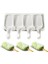 D Stili Mini Dondurma Kalıpları Pişirme, Silikon Dondurma Kalıpları Kek, Dıy Ice Pops Için Cakesicle Kalıp, Oval, 8-Boşluk (Yurt Dışından) 4