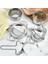 Küçük 2 Adet Tarzı Paslanmaz Çelik Hamur Sarıcı Kesici Kolay Dıy Hamur Kalıp Yapma Makinesi Pişirme Pasta Aracı Mutfak Aletleri Jiaozi Maker (Yurt Dışından) 4