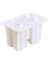 4 Kavite Beyaz Stil Upors Food Grade Popsicle Silikon Moldavity Ev Yapımı Mutfak Silikon Popsicle Kalıp Bpa Free Dondurulmuş Ice Pop Cream Maker (Yurt Dışından) 1