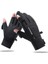 Unisex Windproof Su Itici Dokunmatik Ekran, Fermuar Bölmeli Kışlık Eldiven M247 001 (Yurt Dışından) 1