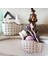 Pembe Stil Lavabo Rafı Sabun Sünger Drenaj Raf Silikon Saklama Sepeti Çanta Musluk Tutucu Ayarlanabilir Banyo Tutucu Lavabo Mutfak Aksesuarları (Yurt Dışından) 2