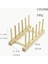 No.2 Tarzı Kitchen Dish Drain Rack Dinnerware Storage Organizer Tray Plate Drying Shelf Wooden Book Cups Display Stand Drainer Holder (Yurt Dışından) 1