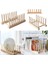 No.2 Tarzı Kitchen Dish Drain Rack Dinnerware Storage Organizer Tray Plate Drying Shelf Wooden Book Cups Display Stand Drainer Holder (Yurt Dışından) 2
