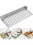 L-380X280MM Stili Katlanabilir Bulaşık Kurutma Rafı Süzgeç Lavabo Üzerinde Mutfak Organizatör Raf Tepsi Süzgeç Ev Banyo Alet Aksesuarları Aracı (Yurt Dışından) 2