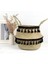 Siyah Stil 22CMX20CM Rattan ve Hasır Saklama Sepeti, Keten Için, Seagrass, Asılı Saksı, Ev Için Oyuncak, Dekoratif Çamaşır Sepeti Meyve Sepeti (Yurt Dışından) 1