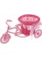 Pembe Tarzı Büyük Tekerlek Yuvarlak Sepet Rattan Yüzer Çiçek Vazo Saksılar Konteynerler Küçük Çiçek Bisikletiçiçek Saksısı (Yurt Dışından) 1