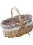 Beyaz Stil El Dokuma Çanta Hediye Sepeti Hasır Depolama Sepeti Keten Kamp Torajı Kullanımı Için Iç Sepet (Yurt Dışından) 1