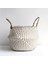 Net Stil 22CMX20CM Rattan ve Hasır Saklama Sepeti, Keten Için, Seagrass, Asılı Saksı, Ev Için Oyuncak, Dekoratif Çamaşır Sepeti Meyve Sepeti (Yurt Dışından) 1