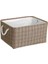 No.11 Stili 41X31X20CM Küp Tuval Kumaş Saklama Sepeti Giysileri Kreş Iç Çamaşırı Oyuncak Organizatör Çamaşır Sepeti Saplı Katlanır Saklama Kutusu (Yurt Dışından) 1
