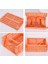 Pembe Tarzı 15X5.7X9.8 cm 5 Renk Organize Saklama Sepetleri Durumda Katlanır Öğrenci Masaüstü Sepet Bant Kırtasiye Plastik Katlanabilir Konteyner Saklama Kutusu (Yurt Dışından) 5