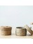 Sarı Stil 12.5*8 cm El Yapımı Bambu Depolama Sepeti Aperatif Hasır Rattan Seagrass Göbek Bahçe Saksı Ekici Sepeti Fg Kutusu (Yurt Dışından) 3