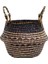 Odl Moda Stili M-28CMX24CM Whısm Seagrass Çamaşır Depolama Sepeti Katlanır El Yapımı Saman Saksı Ekici Sepet Hasır Oyuncak Depolama Tutucu Organizatör (Yurt Dışından) 1
