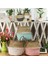 Yarım Yeşil Stil 27CM El Yapımı Bambu Saklama Sepetleri Katlanabilir Çamaşır Hasır Patchwork Hasır Rattan Seagrass Göbek Bahçe Saksı Bitki Sepeti (Yurt Dışından) 3